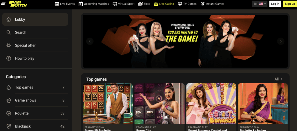 Casino betting online